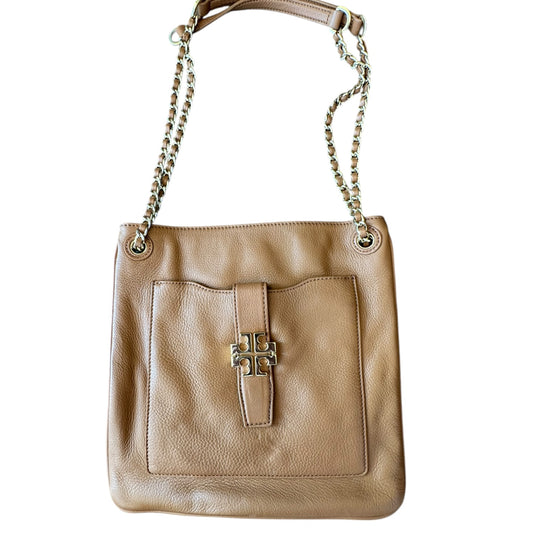 Handbag Designer By Tory Burch In Brown, Size:Medium