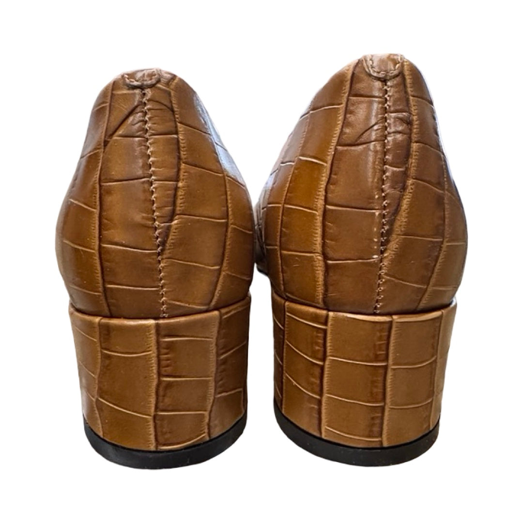 Shoes Heels Block By J. Crew In Brown, Size:5.5