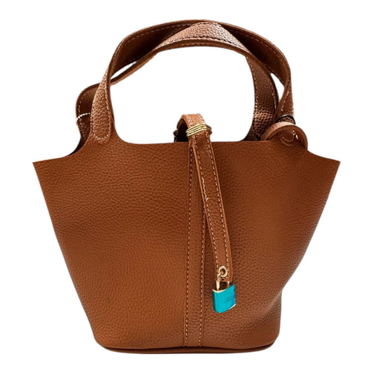 Handbag By Clothes Mentor In Brown, Size:Medium