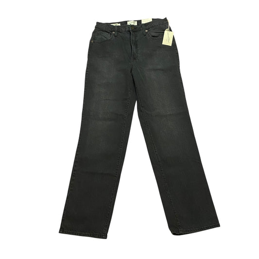 Jeans Wide Leg By Universal Thread In Black Denim, Size:10