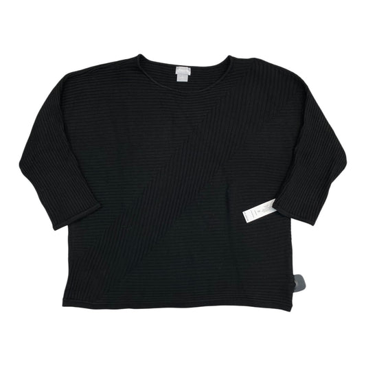 Sweater By Chicos In Black, Size:L