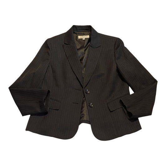 Blazer By Kasper In Striped Pattern, Size:14