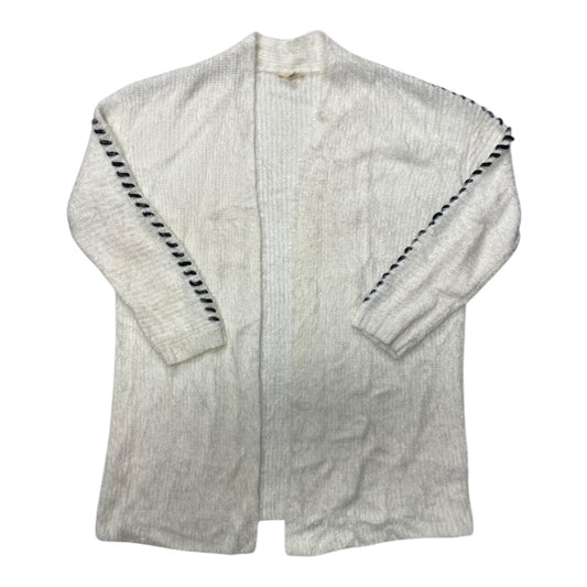 Sweater Cardigan By Mystree In Ivory, Size:L