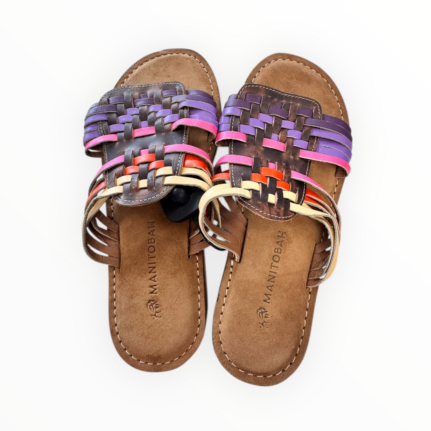 Sandals Flats By MANITOBAH In Multi, Size:8