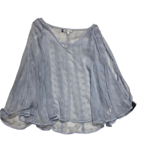 Top Ss By Jennifer Lopez In Blue, Size:S