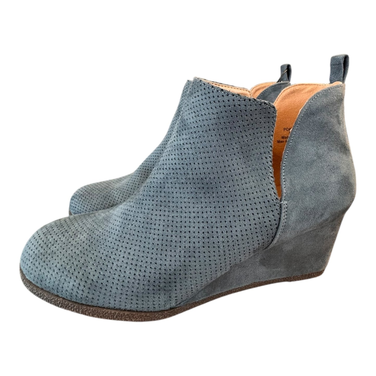 Shoes Heels Block By Cmc In Teal, Size:8