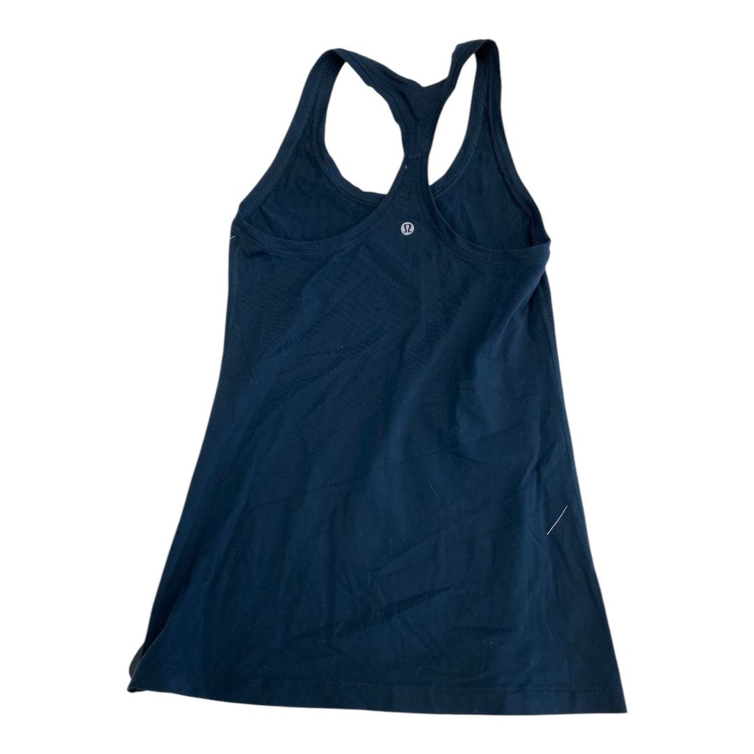 Athletic Tank Top By Lululemon In Navy, Size:4