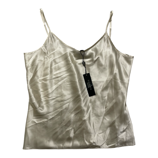 Top Sleeveless By Talbots In Cream, Size:M