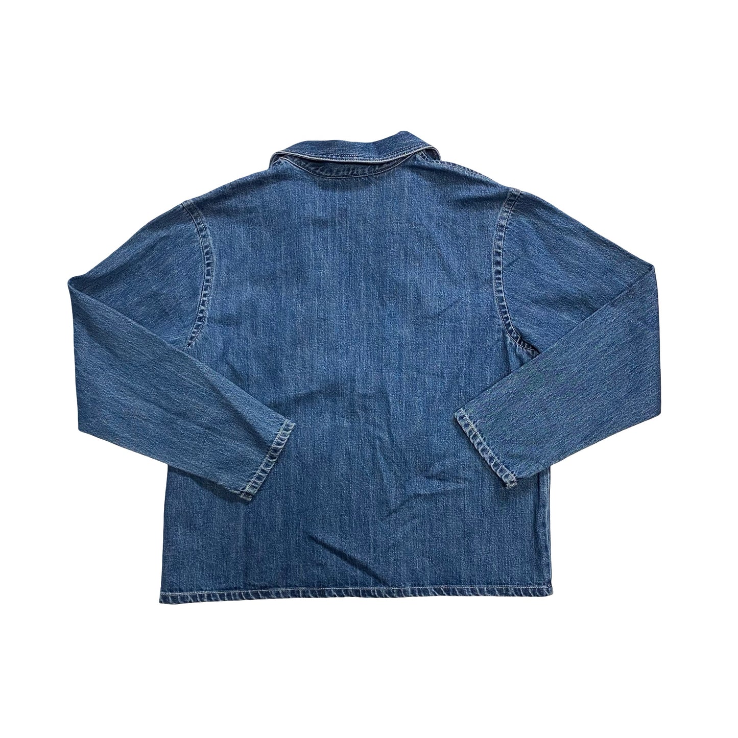 Top Ls By J. Crew In Blue Denim, Size:S