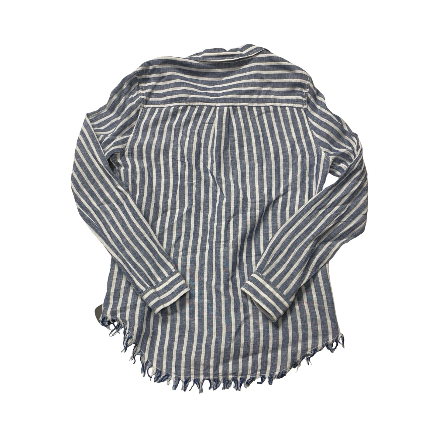 Top Ls By Beachlunchlounge In Blue & White, Size:S