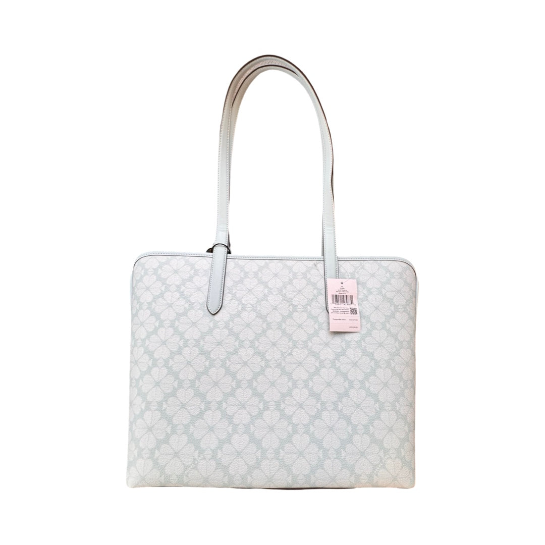 Handbag Designer By Kate Spade In Teal, Size:Large (13”Lx12”Hx5.5”W)