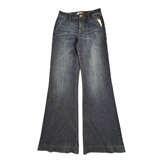 Jeans Wide Leg By Evereve In Blue Denim, Size:2