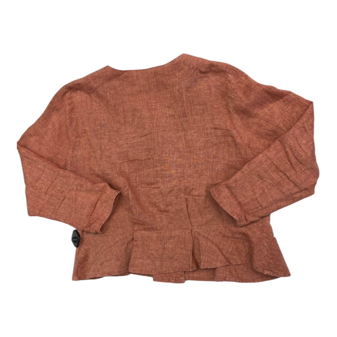 Top Ls By Flax In Red, Size:M