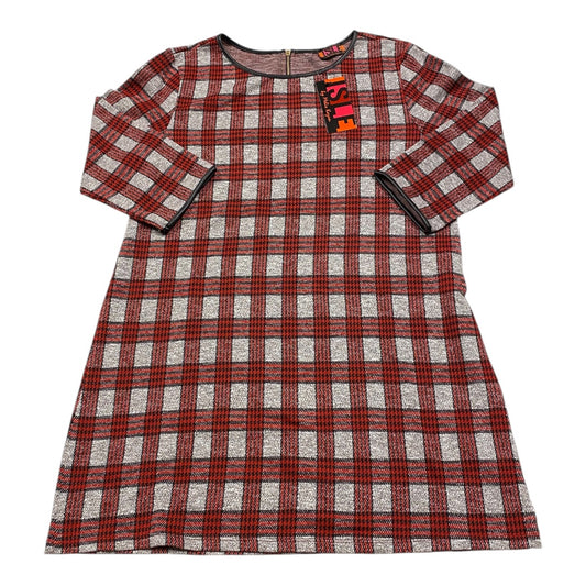 Dress Casual Short By Cmc In Grey & Red, Size:M