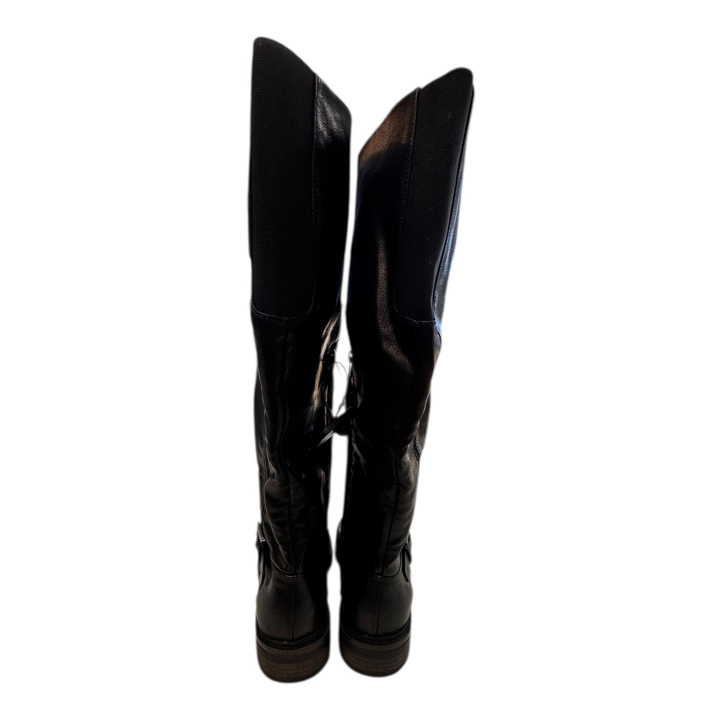 Boots Knee Flats By Bare Traps In Black, Size:9.5