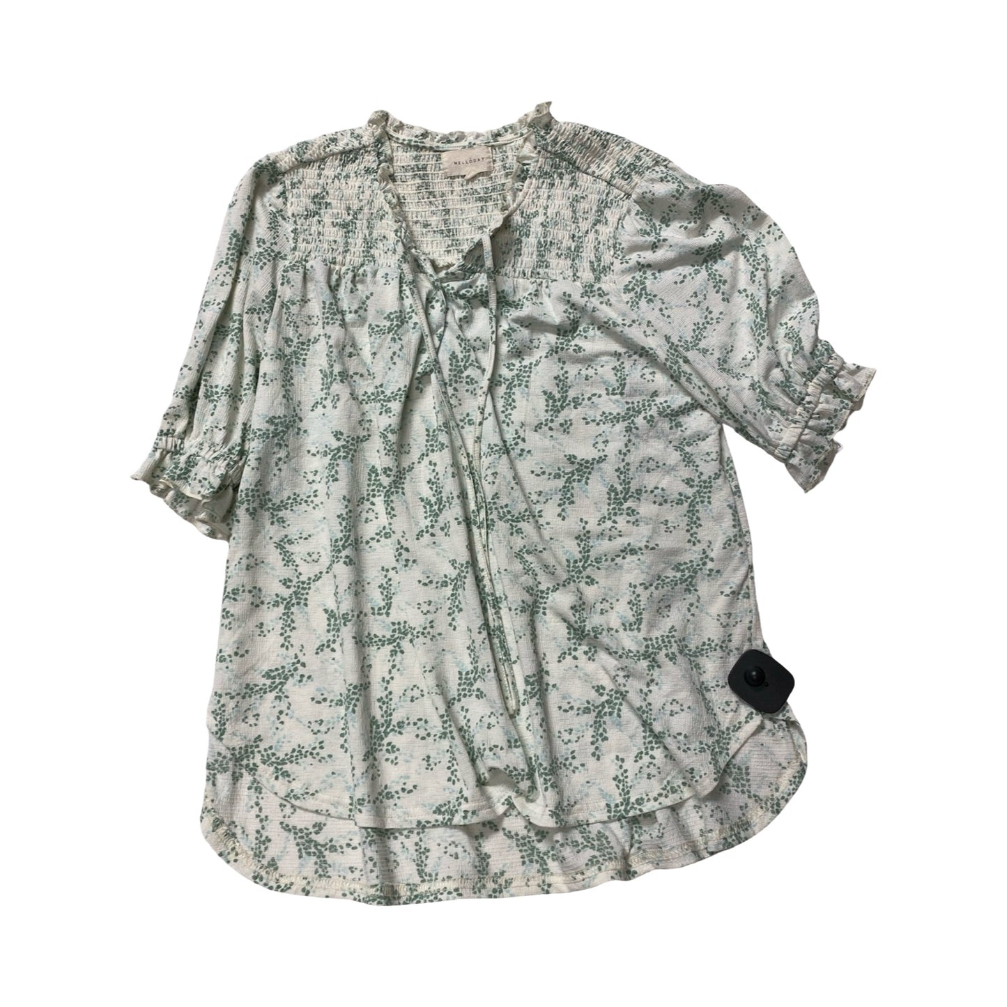 Top Ss By Melloday In Green & White, Size:M