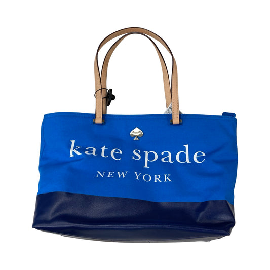 Tote Designer By Kate Spade In Blue, Size:Medium