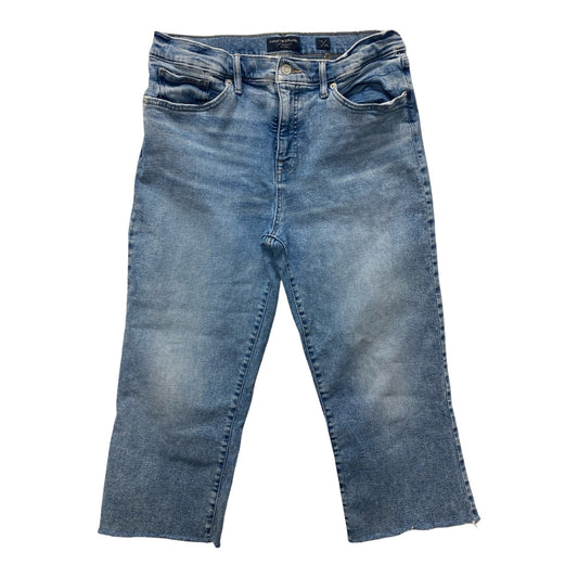 Jeans Cropped By Lucky Brand In Blue Denim, Size:14