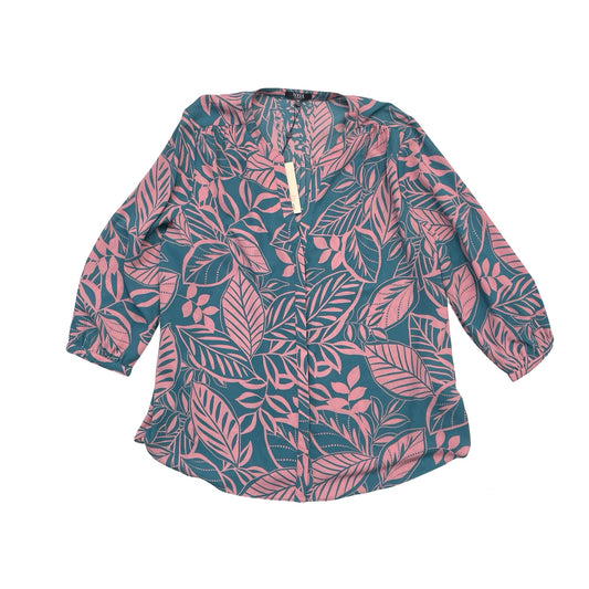 Top 3/4 Sleeve By Not Your Daughters Jeans In Multi, Size:Xl
