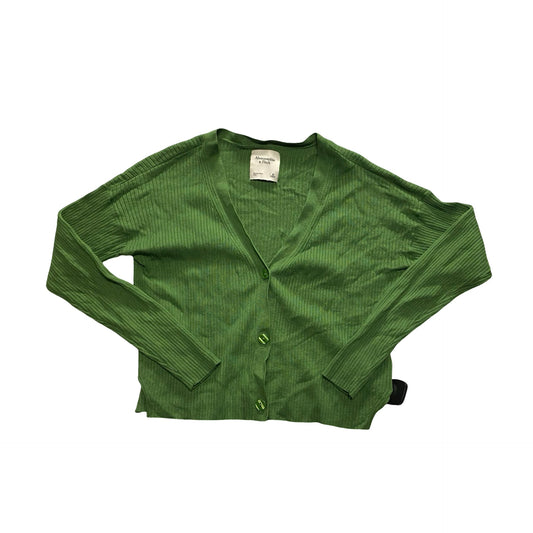 Sweater Cardigan By Abercrombie And Fitch In Green