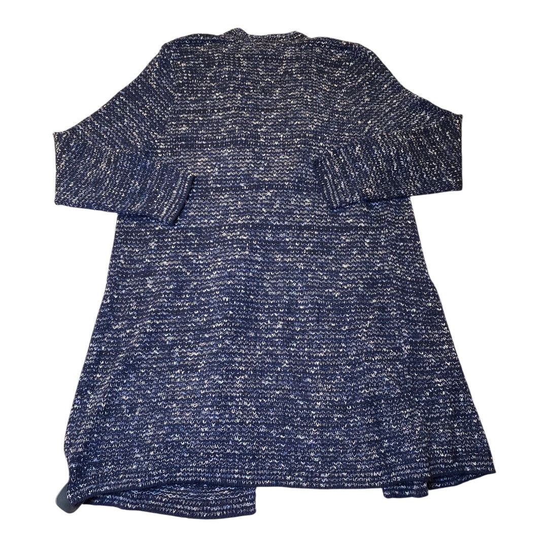 Sweater Cardigan By J. Jill In Blue, Size:L