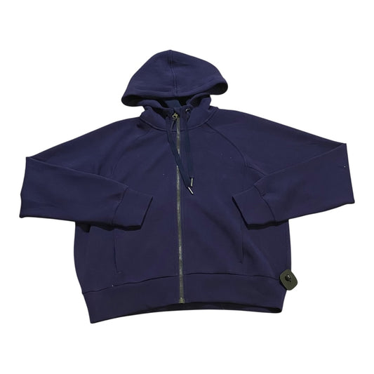 Sweatshirt Hoodie By Spanx In Blue, Size:M