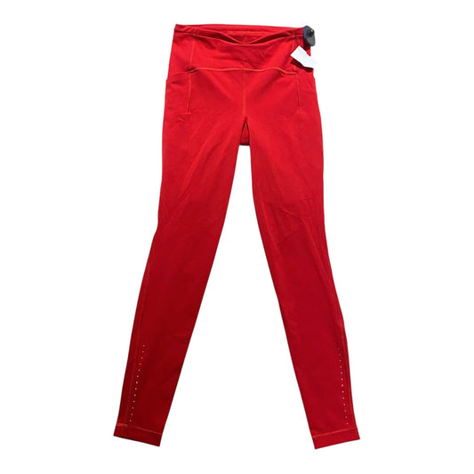 Athletic Leggings By Lululemon In Red, Size:6