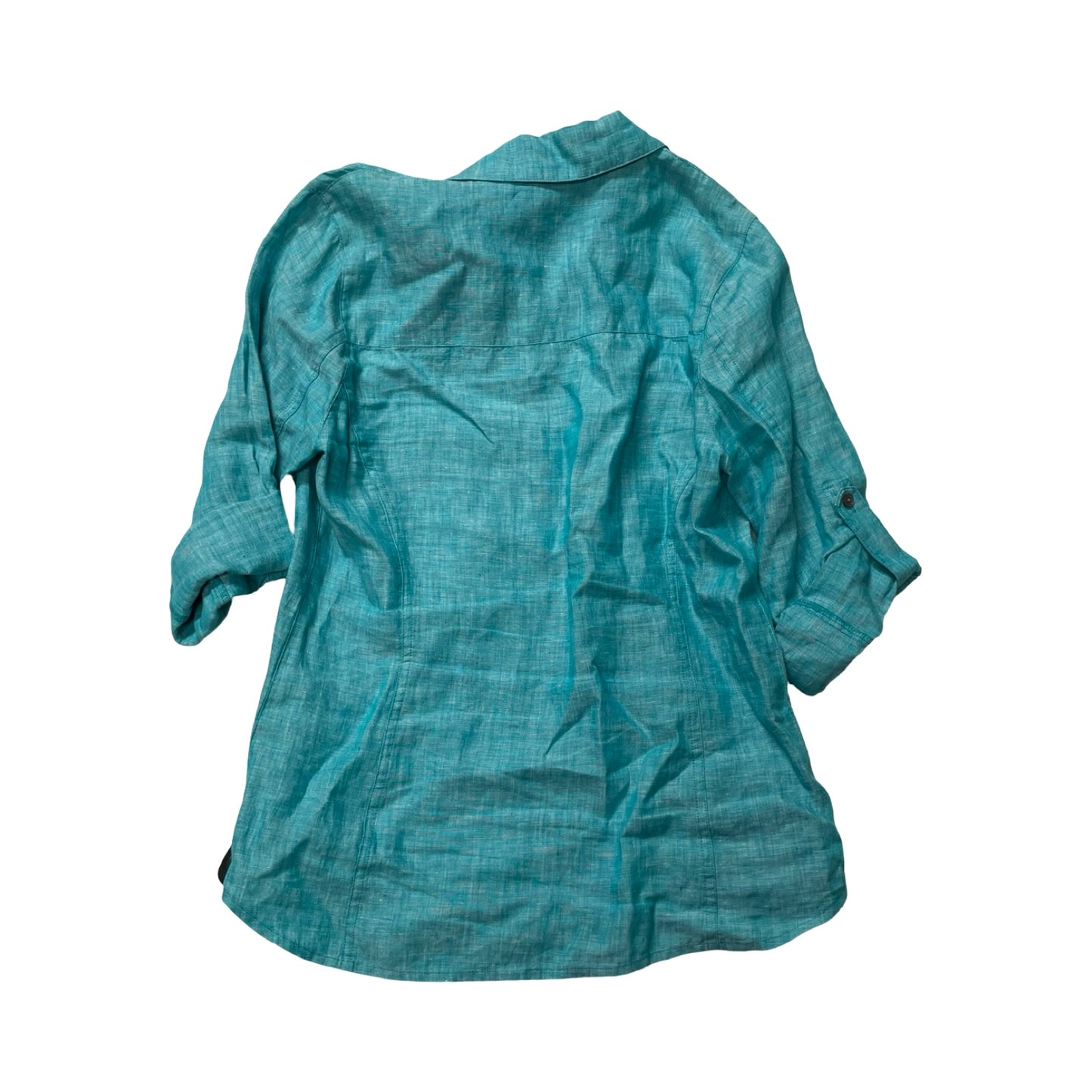 Top Ls By Tommy Bahama In Teal, Size:S