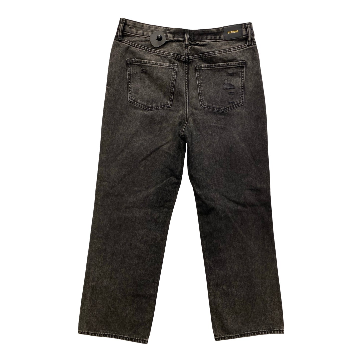 Jeans Straight By Express In Grey, Size:8L