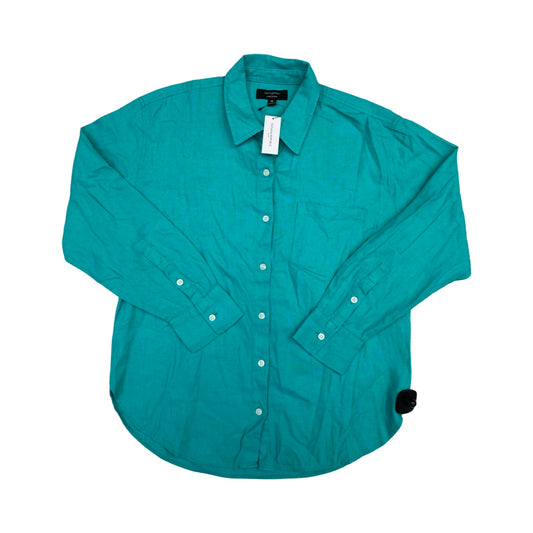 Top Ls By Banana Republic In Teal, Size:M