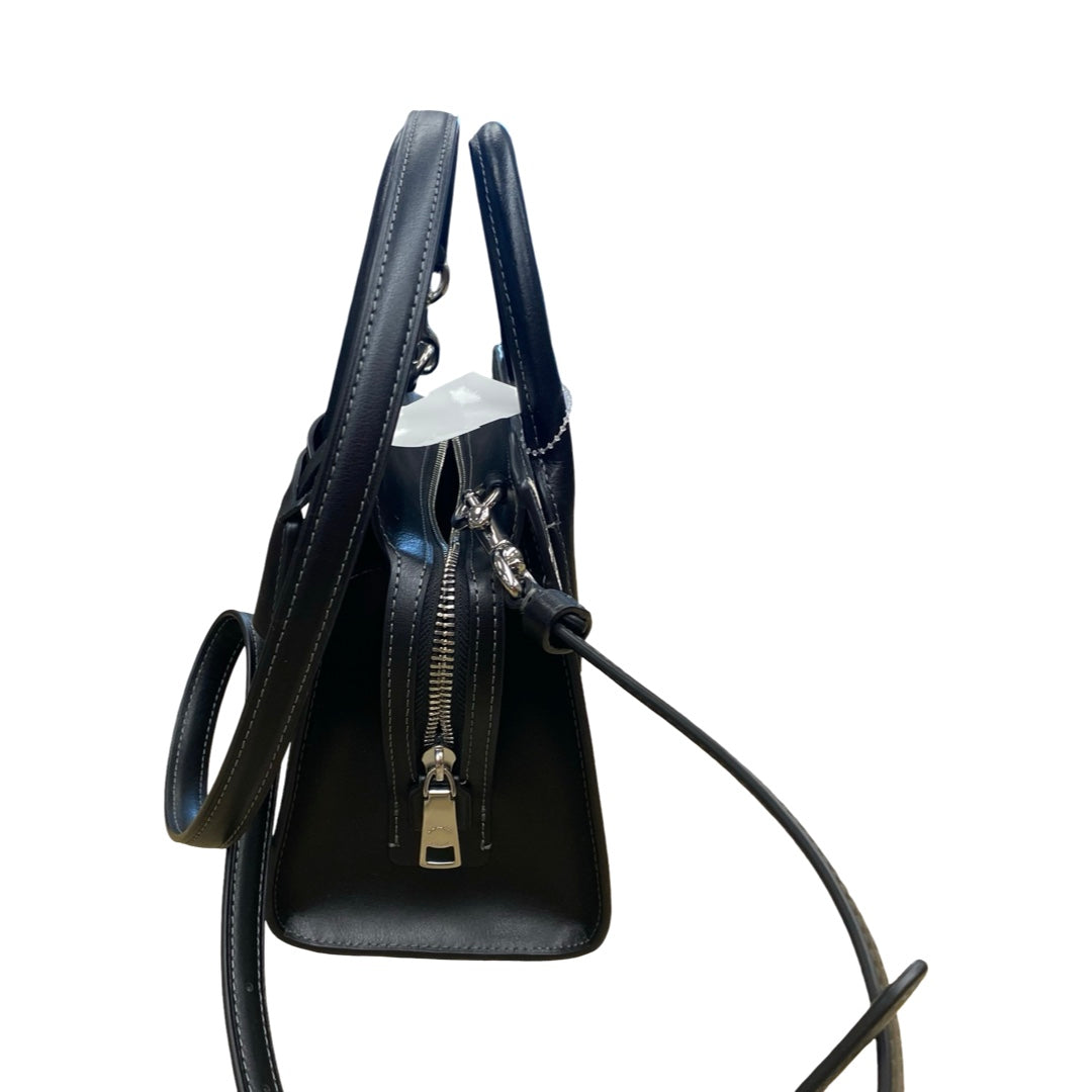 Handbag Designer By Coach In Black, Size:Small