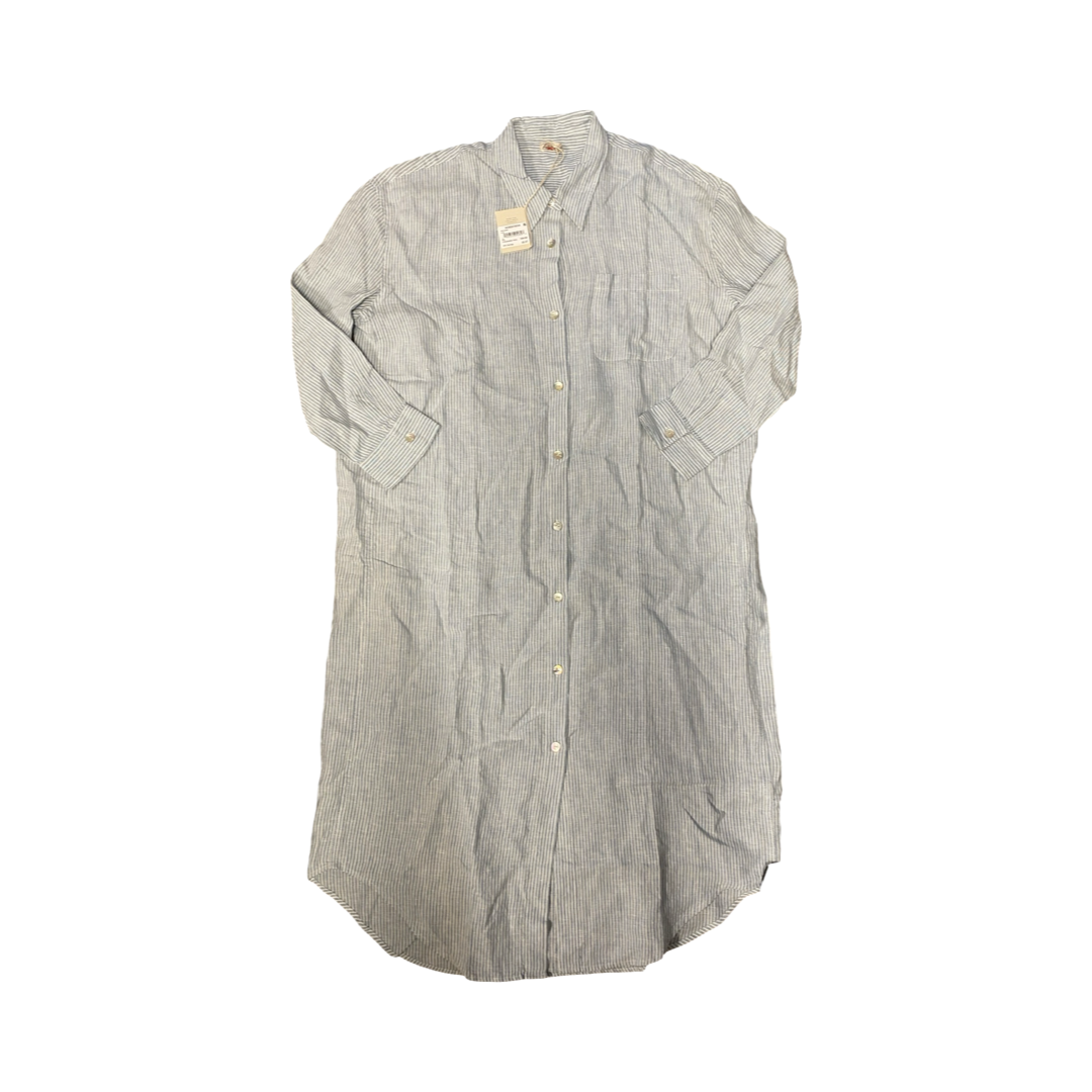 Dress Casual Maxi By Faherty In Striped Pattern, Size:Xl