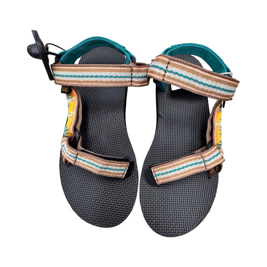 Sandals Flats By Teva In Multi, Size:7
