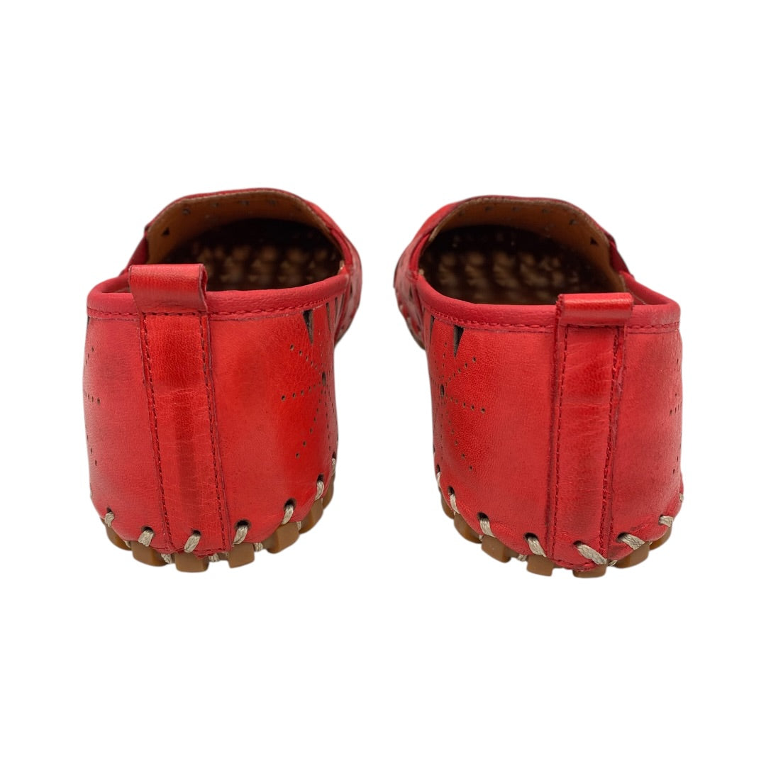 Shoes Flats By Spring Step In Red, Size:8.5