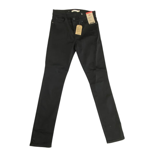 Jeans Skinny By Levis In Black, Size:4