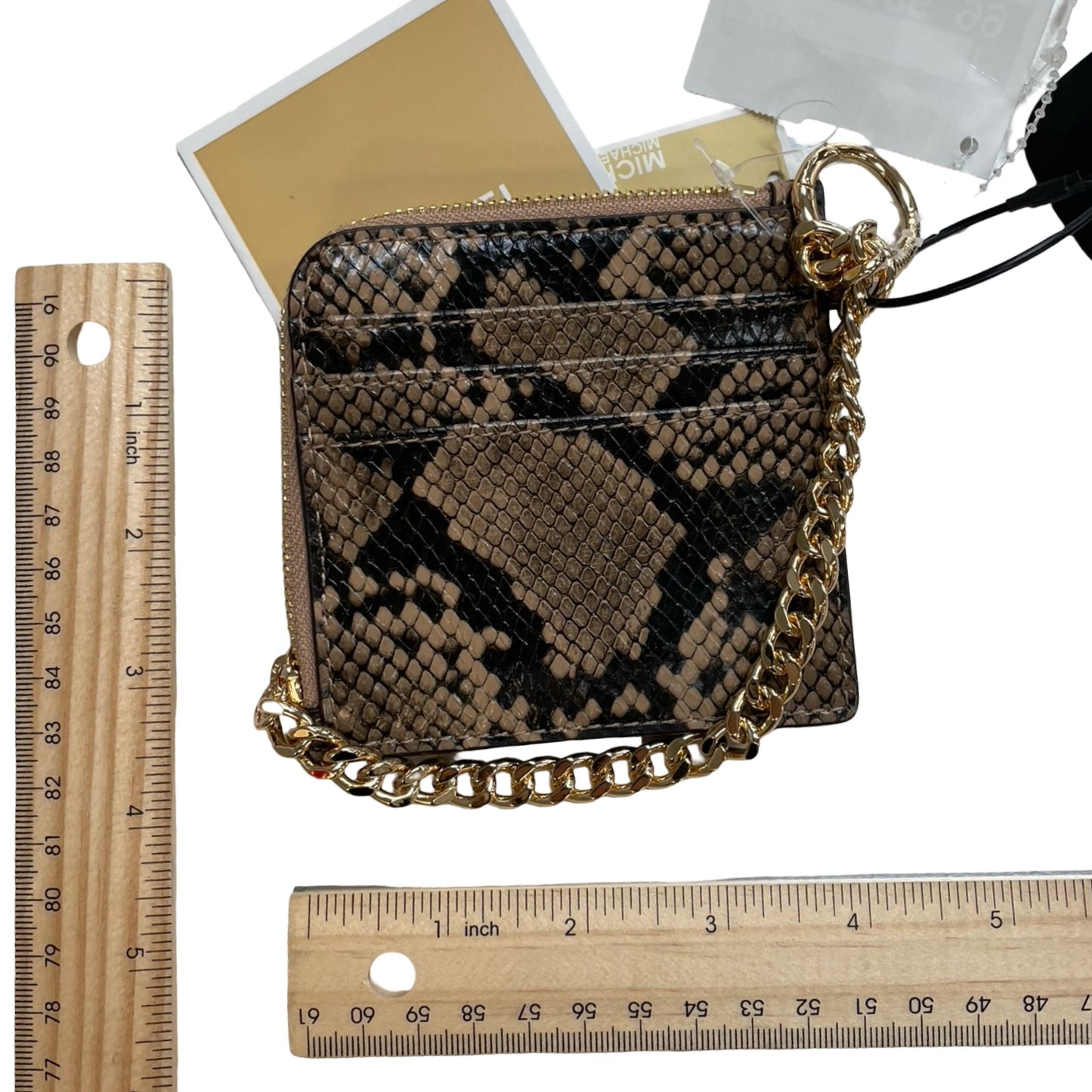 Wallet Designer By Michael Kors In Animal Print, Size:Small
