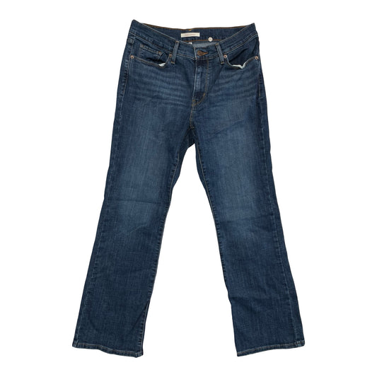 Jeans Boot Cut By Levis In Blue Denim, Size:8