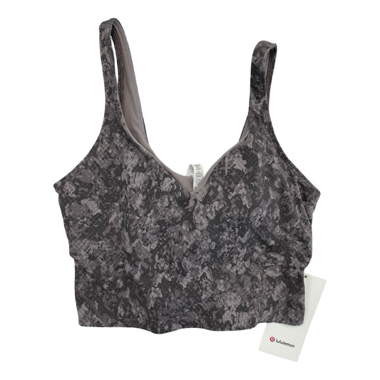 Athletic Tank Top By Lululemon In Grey, Size:10