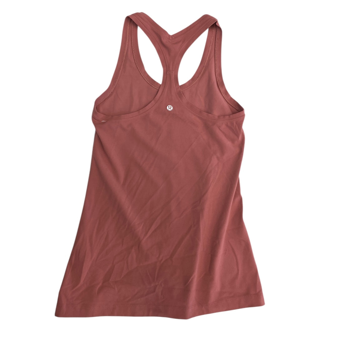 Athletic Tank Top By Lululemon In Pink, Size:M