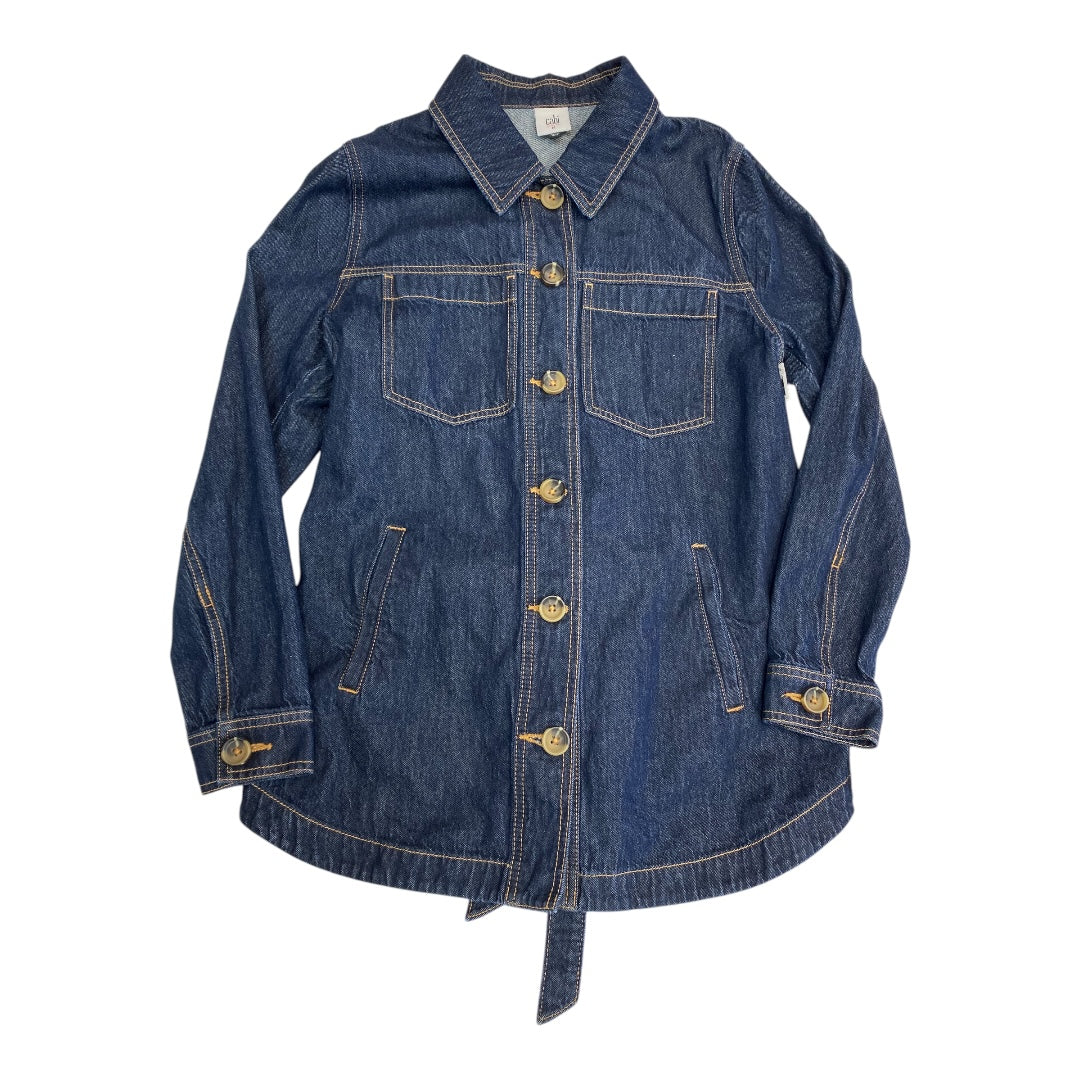 Jacket Denim By Cabi In Blue Denim, Size:M