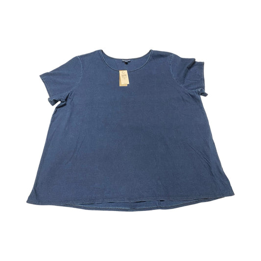 Top Ss By J. Jill In Blue, Size:3X