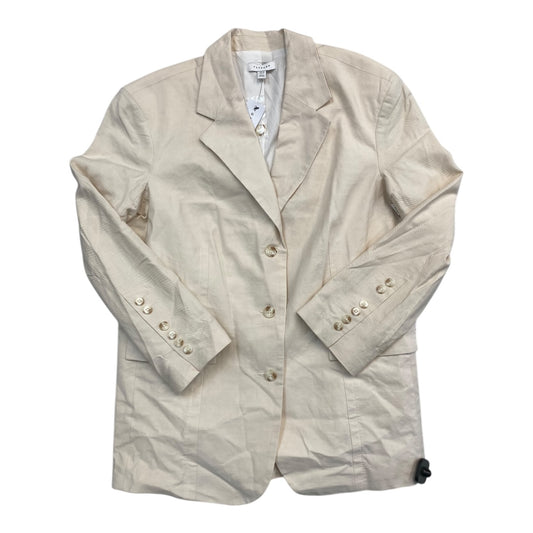 Blazer By Top Shop In Cream, Size:8