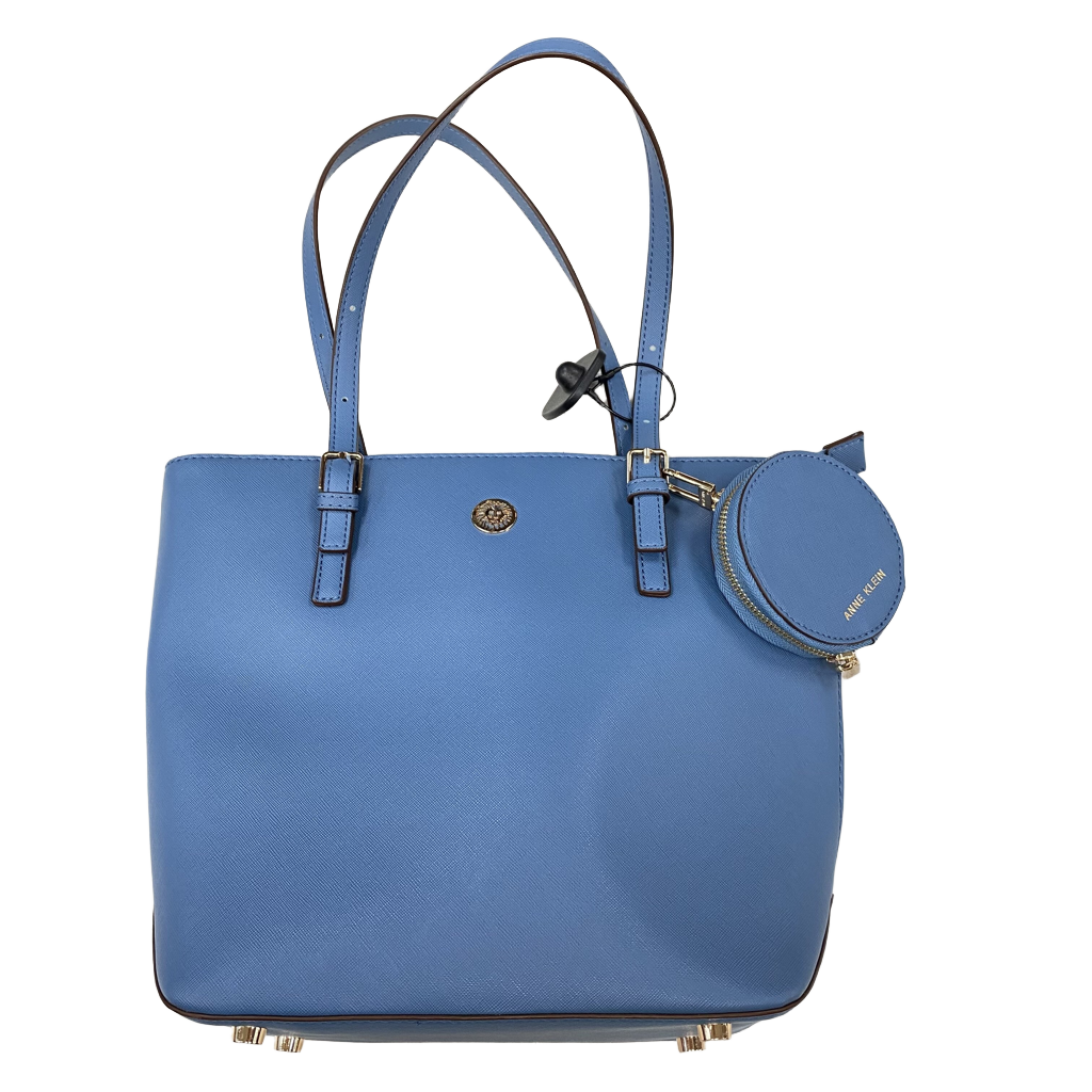 Handbag By Anne Klein in Blue Size: Medium