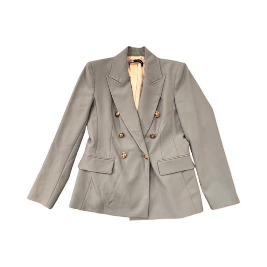 Blazer By Zara In Teal, Size:M