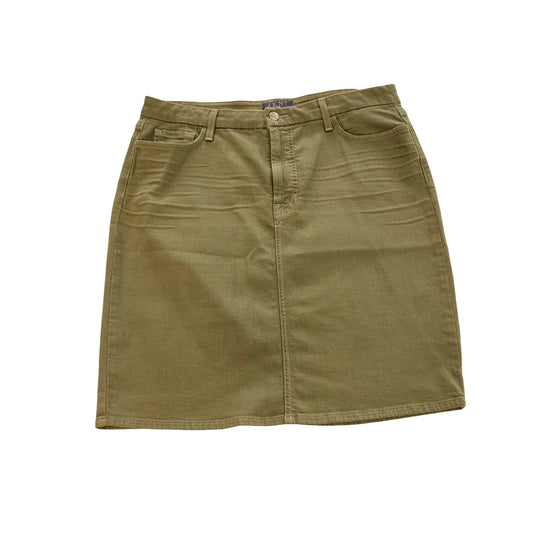 Skirt Mini & Short By 7 For All Mankind In Green, Size:12