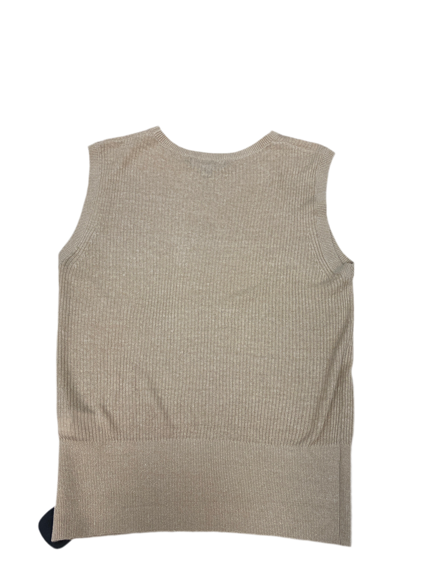 Top Sleeveless By Banana Republic In Tan, Size:Xs