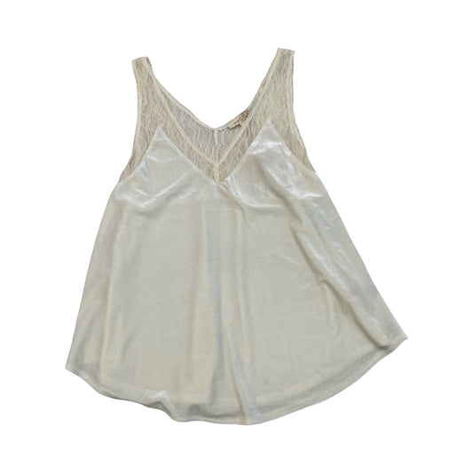 Top Sleeveless By Mystree In Cream, Size:L
