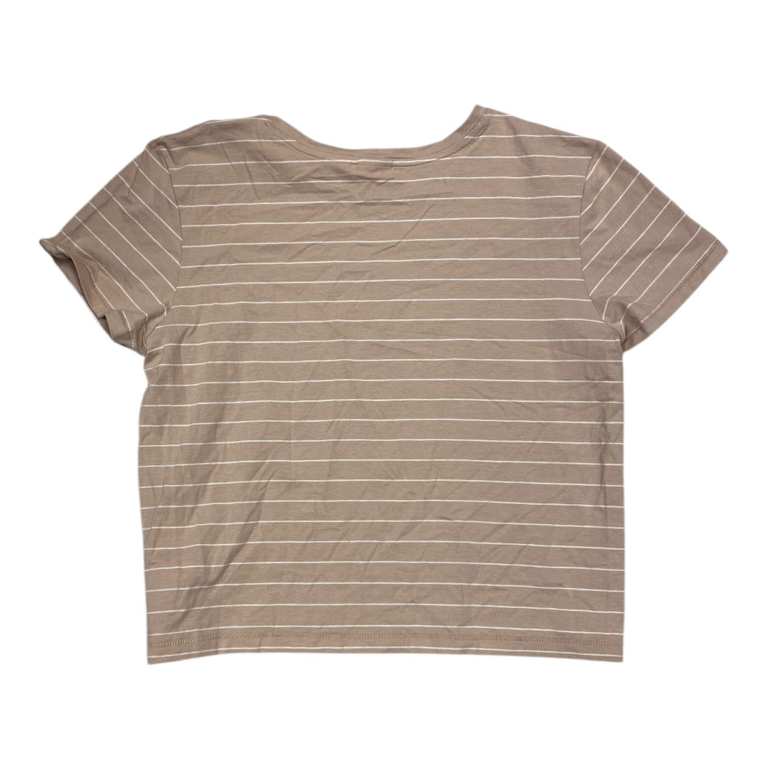 Top Ss Basic By Max Studio In Striped Pattern, Size:L