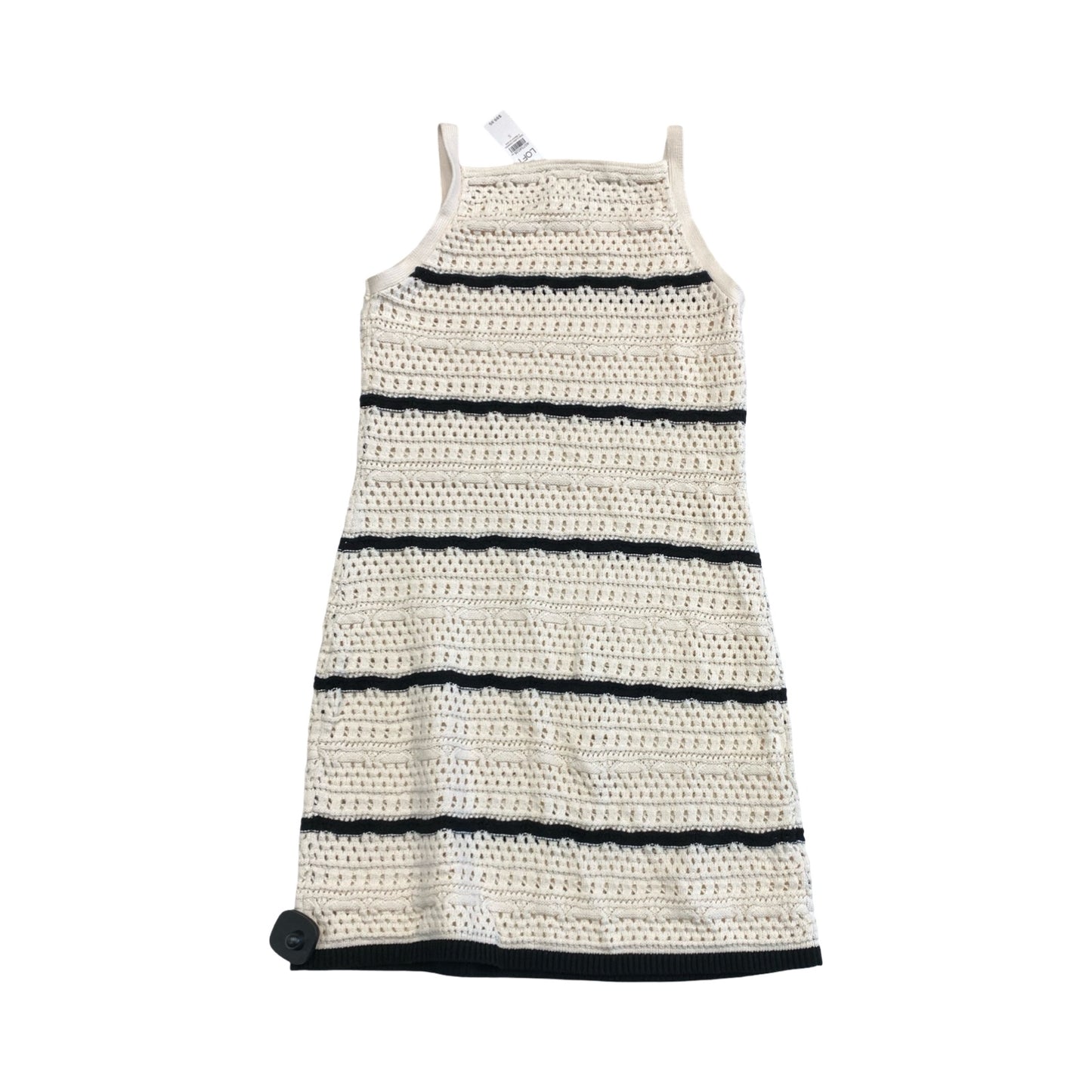 Swimwear Cover-Up By Loft In Black & Cream, Size:S