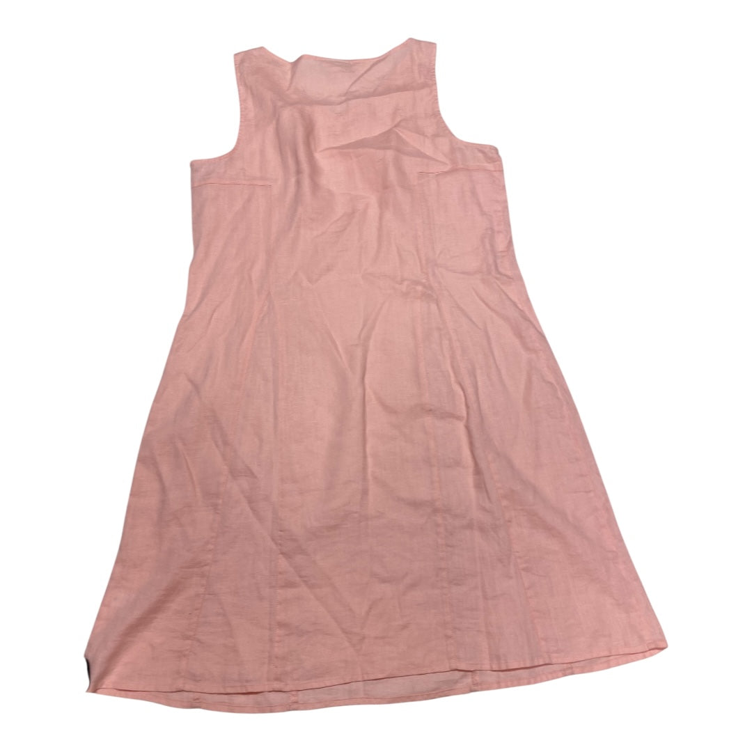Dress Casual Midi By J. Jill In Pink, Size:M
